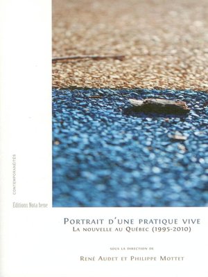 cover image of Portrait d'une pratique vive